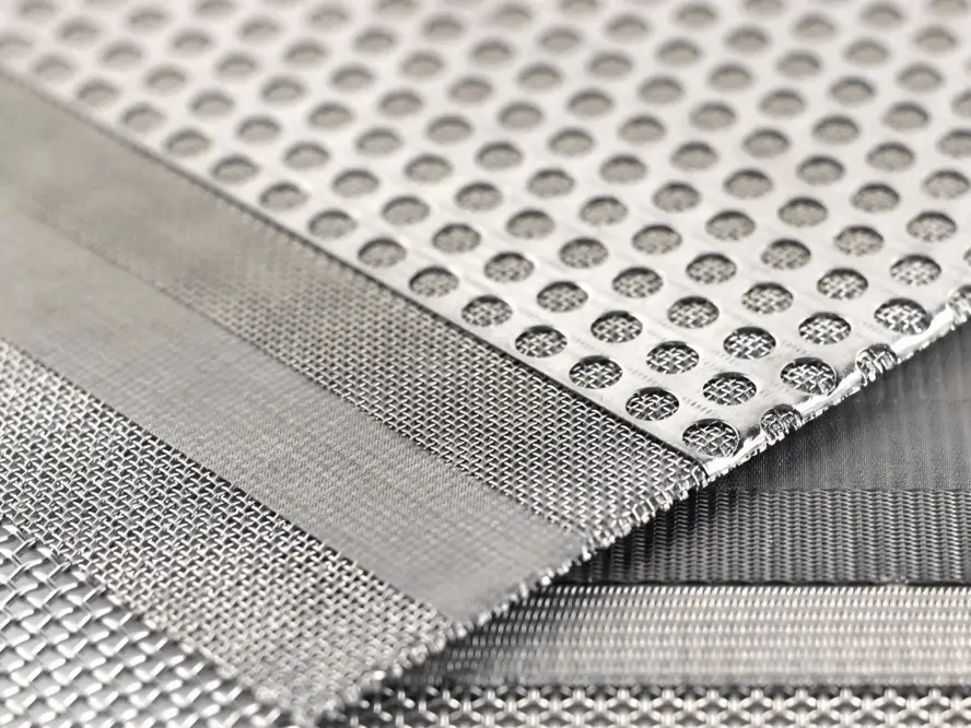 Perforated Plate Sintered Wire Mesh